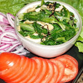 ladyoscar's cooksnap of when they made ほうれん草と塩昆布のナムル.