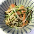 pakoyoko♪'s cooksnap of when they made 豆苗と人参ともやしの塩昆布ナムル.