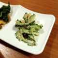 *suzuko*'s cooksnap of when they made ゴーヤおかかのマヨわさび和え.