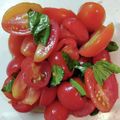 クックVJVT8E☆'s cooksnap of when they made 簡単！トマトとフレッシュバジルのサラダ.