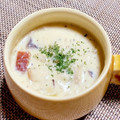 食いしん坊あー's cooksnap of when they made ♫きのことベーコン旨みたっぷり豆乳スープ.