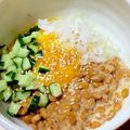 食いしん坊あー's cooksnap of when they made 納豆×玉ねぎ×卵 ☆大人の納豆☆.