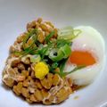 食いしん坊あー's cooksnap of when they made 納豆の温泉卵のせ.