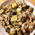 海天藍's cooksnap of when they made なすと豚こまの焼肉のたれ炒め.