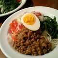 ぴいのすけ's cooksnap of when they made トマトと納豆のぶっかけそうめん.