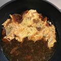 Ruriluru's cooksnap of when they made 名店の味再現レシピ 牛すじ卵とじ丼.