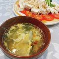 jack06's cooksnap of when they made 鶏の茹で汁で☆サンラータン風.