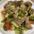 ☆tomo_☆'s cooksnap of when they made なす・トマト・牛肉のオイスターソース炒め.