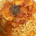 クックHCQDZH☆'s cooksnap of when they made 海老のトマトクリームパスタ.