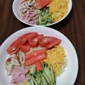 松潤LOVE♥️♥️'s cooksnap of when they made ぶっかけ冷やし中華.