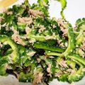 ♪ミチル♪'s cooksnap of when they made ゴーヤとツナの梅昆布和え.
