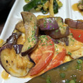 ＊＊天然水＊＊'s cooksnap of when they made トマトと茄子のマヨチーズ炒め.