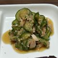 ＊＊天然水＊＊'s cooksnap of when they made 激ウマwwきゅうりとツナのポン酢和え.