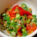 食いしん坊あー's cooksnap of when they made ✣　トマトとおくらの塩ダレ納豆和え　✣.