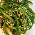 aosou's cooksnap of when they made お弁当にも♪レンジで2分ピーマンナムル.
