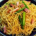 クックMi〜No's cooksnap of when they made 簡単！アスパラとベーコンのペペロンチーノ.