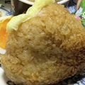 ゆけり３兄弟's cooksnap of when they made 残りご飯で★簡単焼きおにぎり★チーズＩＮ.