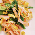アブシンベル's cooksnap of when they made *簡単♬ハムとピーマンの卵炒め*.