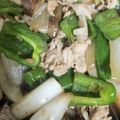 きゅうちゃんひなさん's cooksnap of when they made なすとピーマンと豚バラ肉の生姜焼き炒め.
