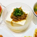にきけん's cooksnap of when they made なめたけ冷奴♪温でも.