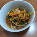 ぬぴこちゃん's cooksnap of when they made 簡単 お鍋１つ 小松菜油揚げ舞茸煮浸し.