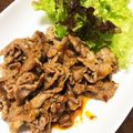 減塩パパ's cooksnap of when they made ＊薄切りラム肉の焼肉さん＊.