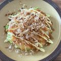 ha_3's cooksnap of when they made ライスペーパーでキャベツ焼き.