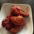 ゆう吉！'s cooksnap of when they made 手羽元で★ソジンの家風ヤンニョムチキン.
