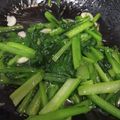 ごまぷぅ's cooksnap of when they made 小松菜のニンニク炒め(青菜炒め).