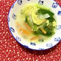 ふたごゆき's cooksnap of when they made ベジ♡卵クッパ風スープ♡.