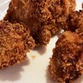 inunolucky's cooksnap of when they made ジューシー♪鶏モモ肉・ひと口チキンカツ.