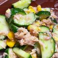 ともるん's cooksnap of when they made こどもも喜ぶ!!きゅうりのサラダ.