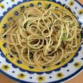 kokko37's cooksnap of when they made 塩昆布とわさびの無限パスタ.