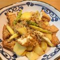 クック55OS6F☆'s cooksnap of when they made 新じゃがとアスパラの甘辛炒め.