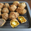 よちりん's cooksnap of when they made 簡単　かぼちゃのいが栗揚げ.