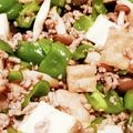 Ｍぱん's cooksnap of when they made 春菊とひき肉と厚揚げのオイスター炒め.