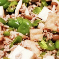 Ｍぱん's cooksnap of when they made 春菊とひき肉と厚揚げのオイスター炒め.