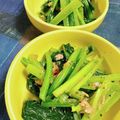 kou☆27's cooksnap of when they made 小松菜とツナのポン酢和え.