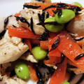 monjimari's cooksnap of when they made ささみとひじきのダイエット生姜サラダ.