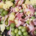ふぁんころ's cooksnap of when they made サイゼの青豆とベーコンの温玉サラダ再現.