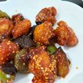 yuzunon's cooksnap of when they made 市販のから揚げで！ヤンニョムチキン.