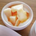 ﾋﾟﾛﾐ♡'s cooksnap of when they made ★桃ヨーグルト★腸活&変色防止に.