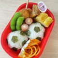 わんわん★うーたん's cooksnap of when they made キャラ弁＊サッカーボールおにぎり♪.