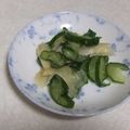 きらり流れ星's cooksnap of when they made 冷凍きゅうりで作るキュウちゃん風漬物.