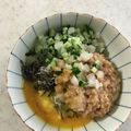 Ruriluru's cooksnap of when they made 簡単！絶品！納豆ネバネバ丼♪.
