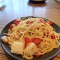 アラタイワ's cooksnap of when they made シーフードとフレッシュトマトのパスタ.
