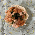 ゆーぽんず's cooksnap of when they made さっぱり♫蒸し鶏の梅つゆ冷やしうどん.
