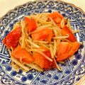 悠LOVE航's cooksnap of when they made 麺つゆ+ナンプラーで♪もやしとトマト炒め.