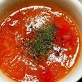 食いしん坊あー's cooksnap of when they made レンジで3分☆絶品フレッシュトマトスープ.