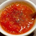 食いしん坊あー's cooksnap of when they made レンジで3分☆絶品フレッシュトマトスープ.